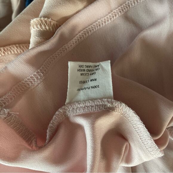 Show Me Your MuMu Heather Halter Dress in Dusty Blush Crisp Size XL - Picture 11 of 11